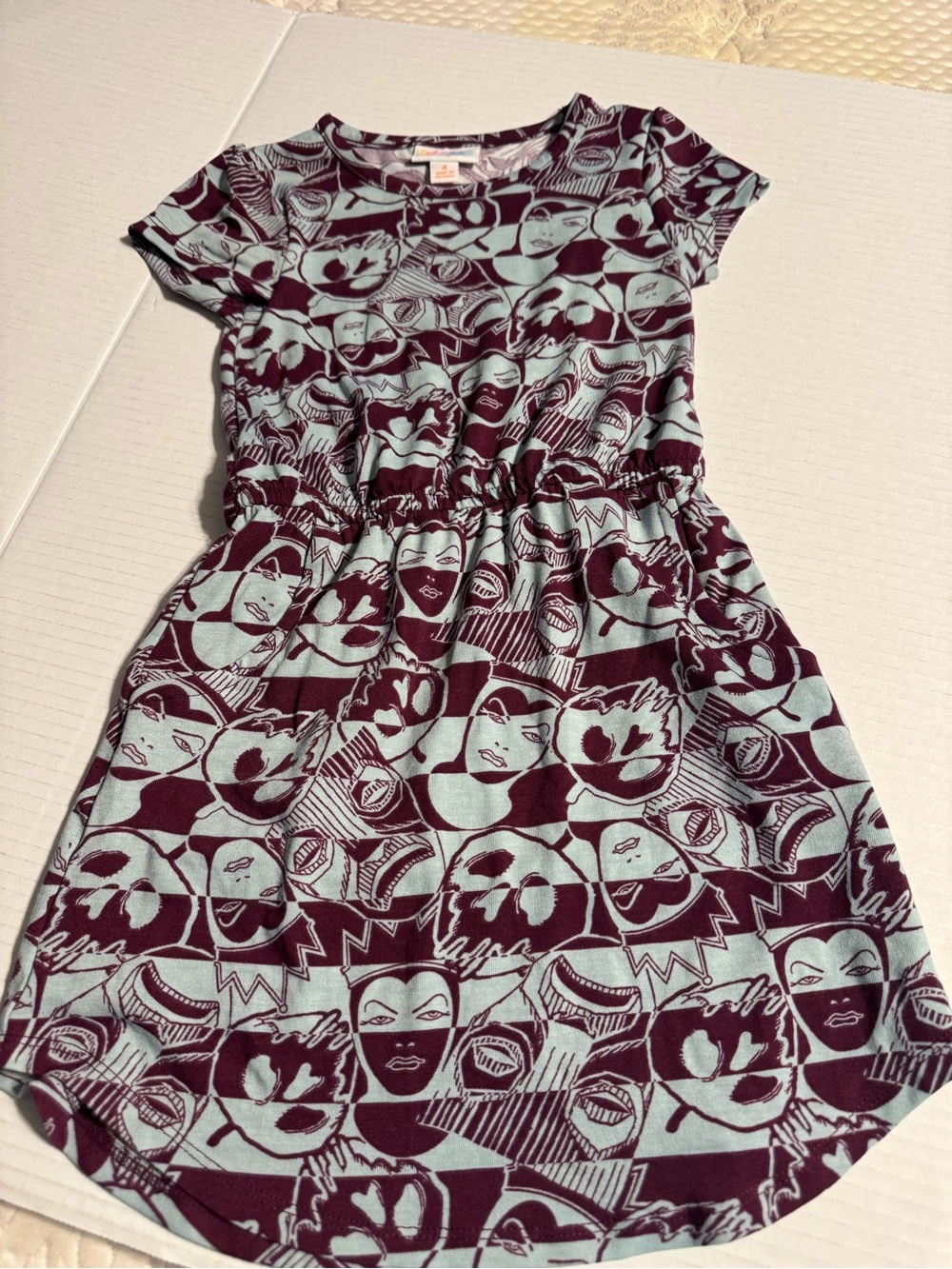 Lularoe Disney Villains Girls Dress / pockets